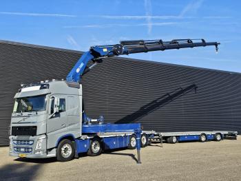 FH 500 8x2 / HMF 70 tm CRANE + JUMBO TRAILER